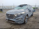 2016 Hyundai Tucson Limited Gray vin: KM8J33A21GU237947