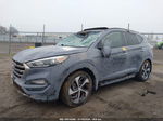 2016 Hyundai Tucson Limited Gray vin: KM8J33A21GU237947