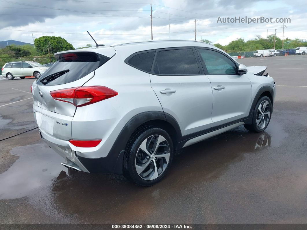 2017 Hyundai Tucson Sport Silver vin: KM8J33A21HU316598