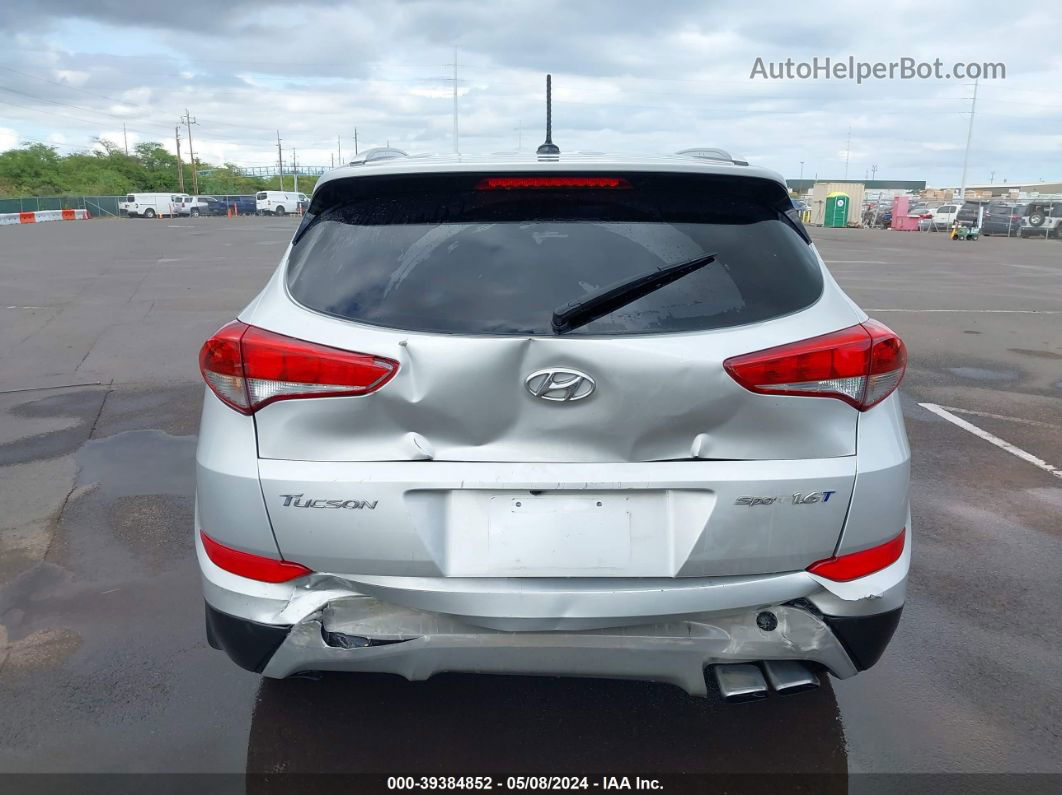 2017 Hyundai Tucson Sport Silver vin: KM8J33A21HU316598