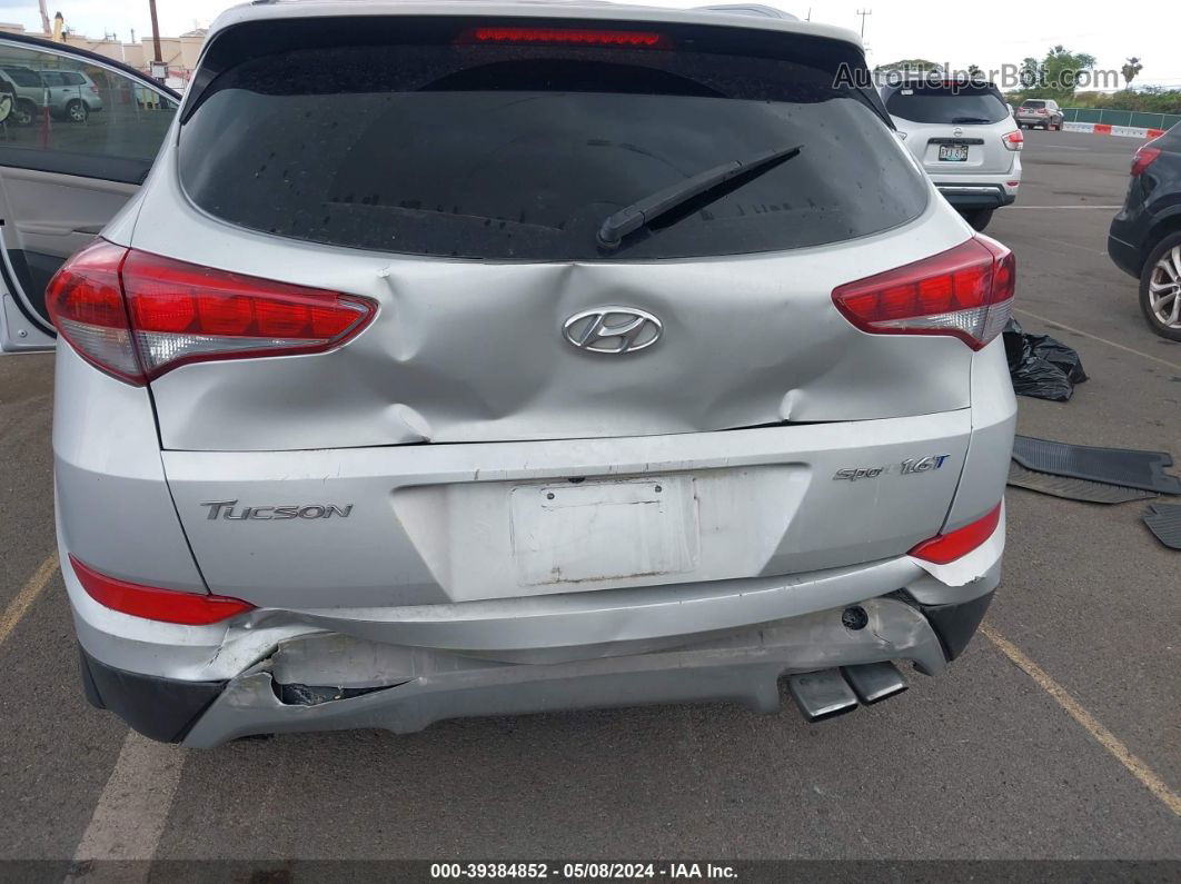 2017 Hyundai Tucson Sport Silver vin: KM8J33A21HU316598