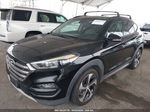 2017 Hyundai Tucson Limited Черный vin: KM8J33A21HU355921