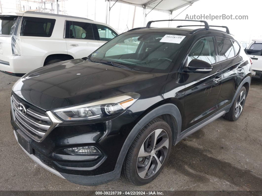 2017 Hyundai Tucson Limited Черный vin: KM8J33A21HU355921