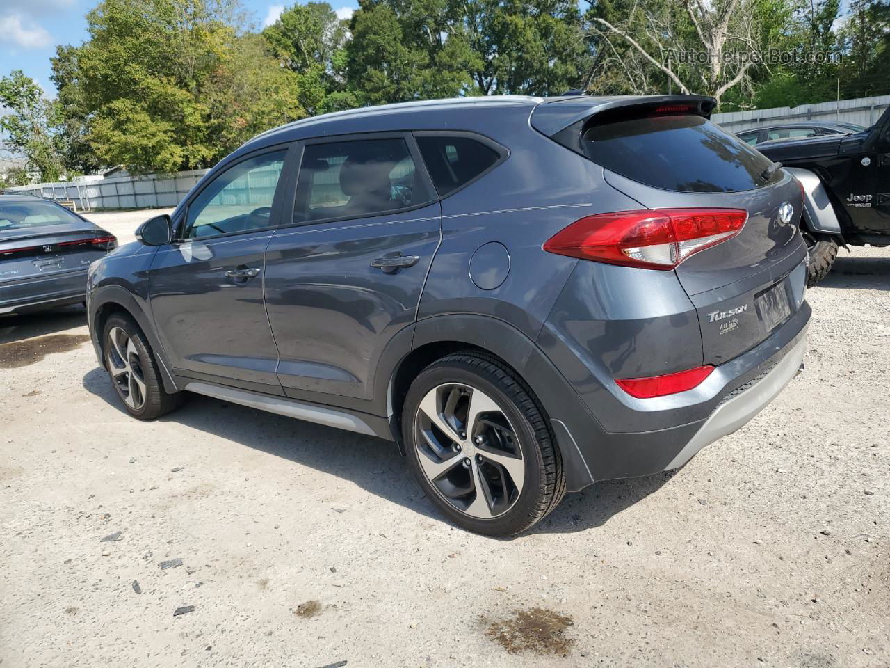 2017 Hyundai Tucson Limited Gray vin: KM8J33A21HU419813