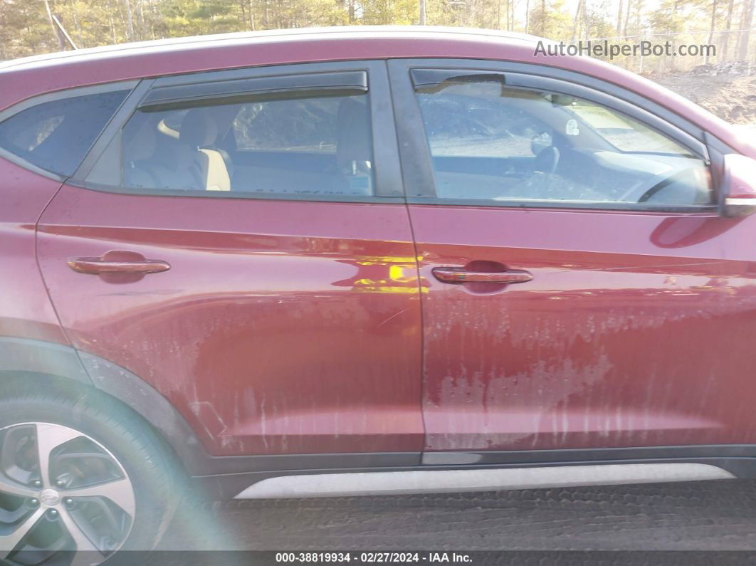 2017 Hyundai Tucson Sport Burgundy vin: KM8J33A21HU424719