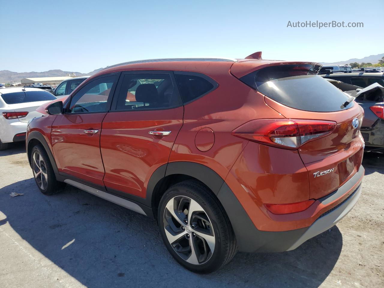 2017 Hyundai Tucson Limited Orange vin: KM8J33A21HU451922