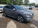 2017 Hyundai Tucson Limited Gray vin: KM8J33A21HU549963