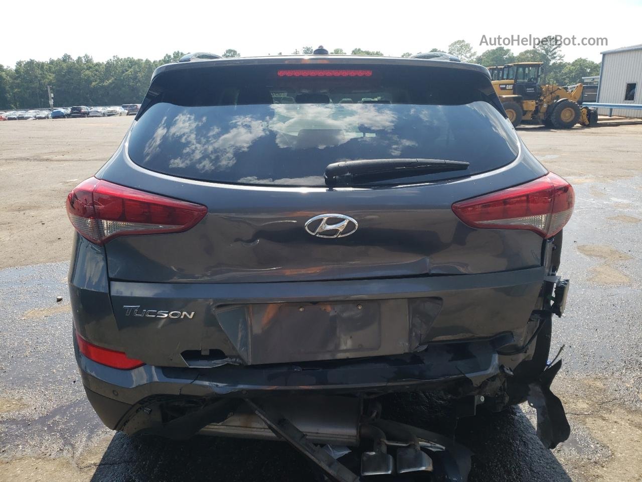 2017 Hyundai Tucson Limited Gray vin: KM8J33A21HU549963