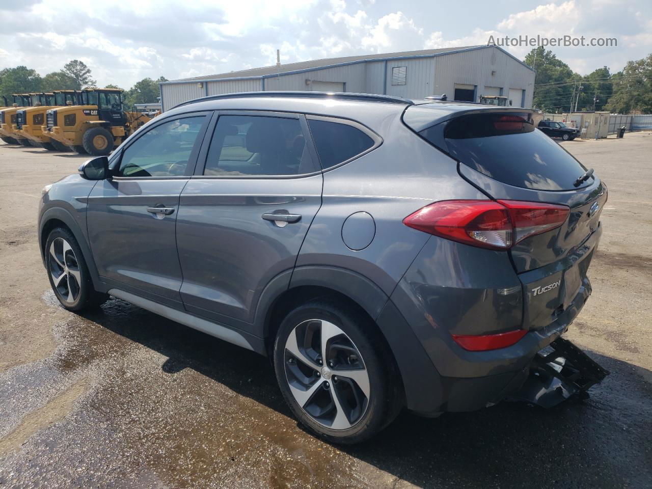 2017 Hyundai Tucson Limited Gray vin: KM8J33A21HU549963