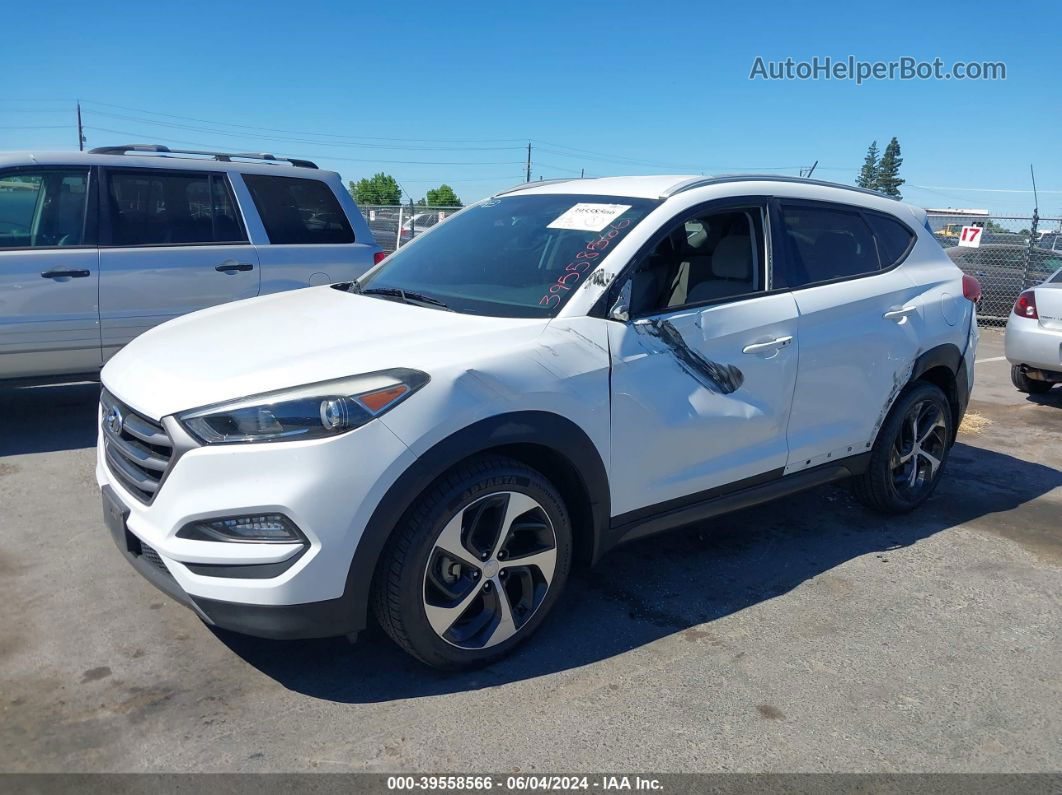 2016 Hyundai Tucson Sport White vin: KM8J33A22GU033187