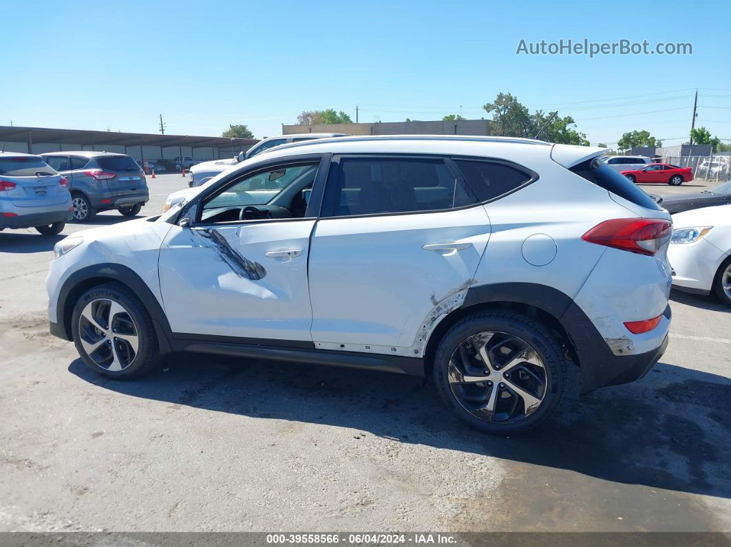 2016 Hyundai Tucson Sport White vin: KM8J33A22GU033187