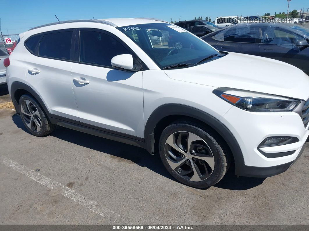 2016 Hyundai Tucson Sport White vin: KM8J33A22GU033187