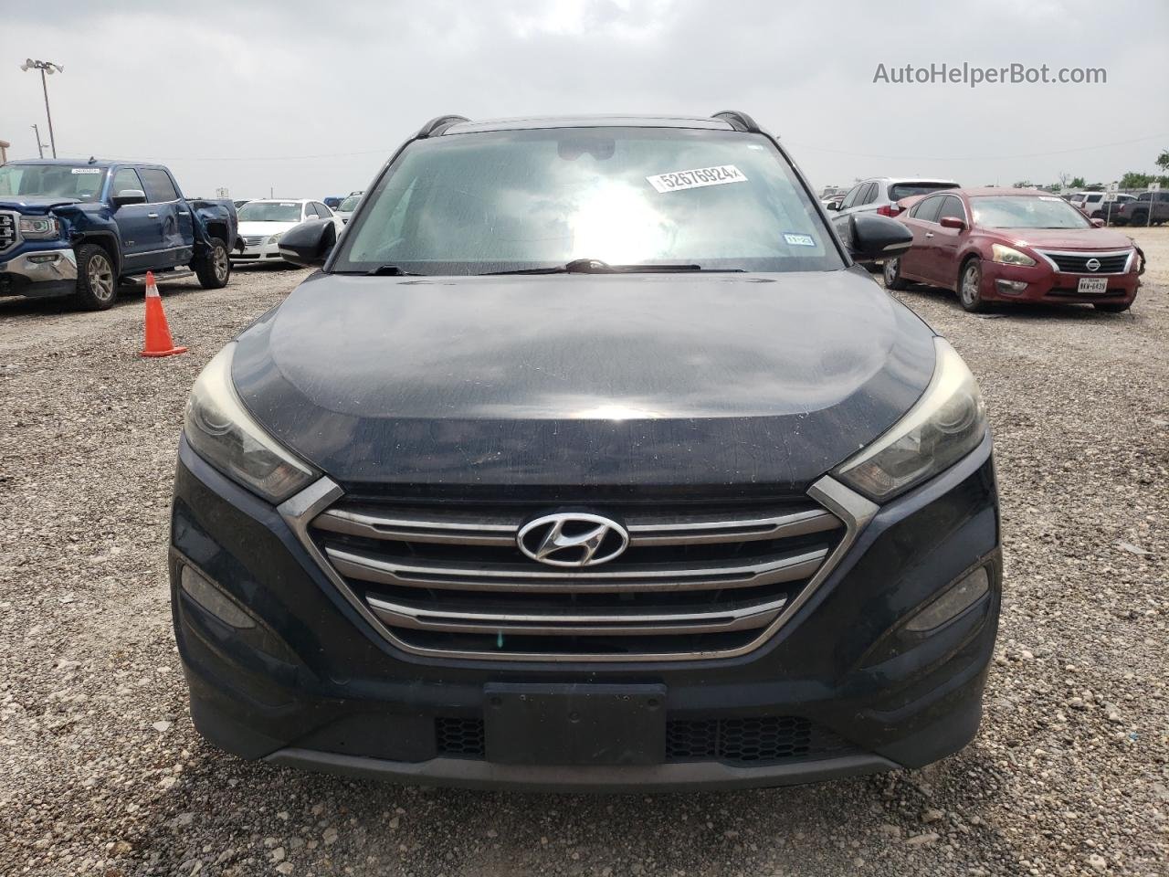 2016 Hyundai Tucson Limited Black vin: KM8J33A22GU109152