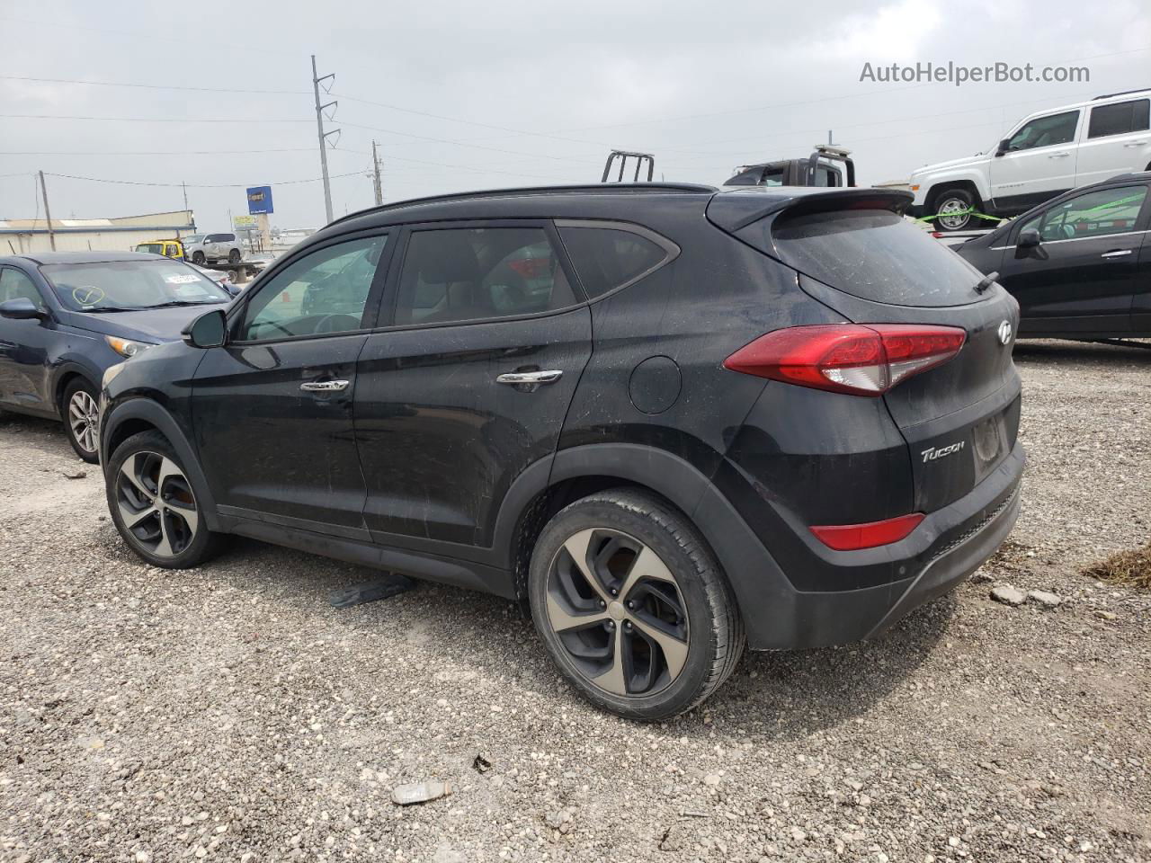 2016 Hyundai Tucson Limited Black vin: KM8J33A22GU109152