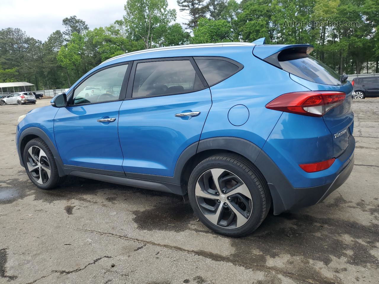 2016 Hyundai Tucson Limited Blue vin: KM8J33A22GU193389