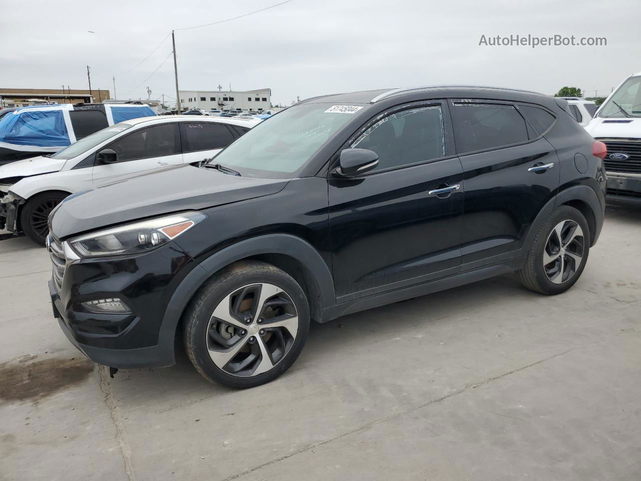 2016 Hyundai Tucson Limited Black vin: KM8J33A22GU230473