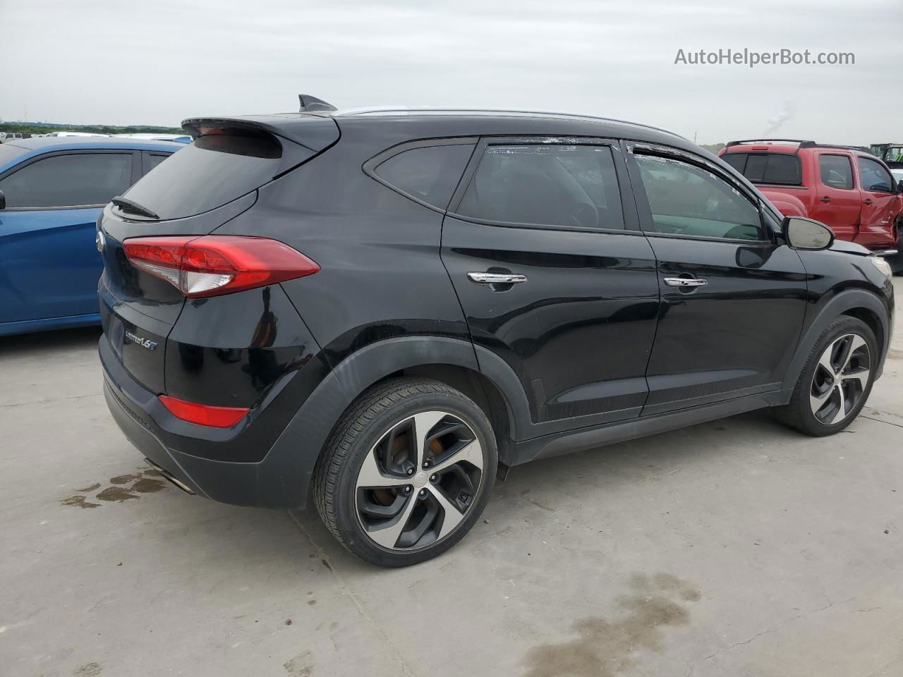 2016 Hyundai Tucson Limited Black vin: KM8J33A22GU230473