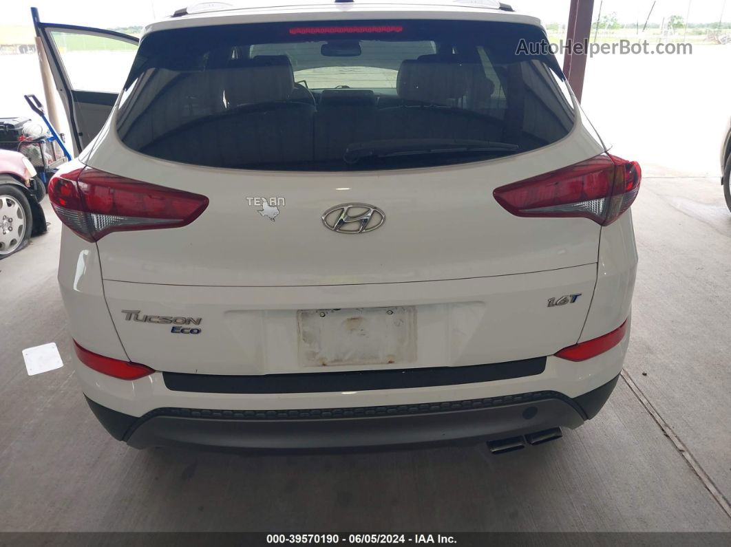 2016 Hyundai Tucson Eco White vin: KM8J33A22GU242459