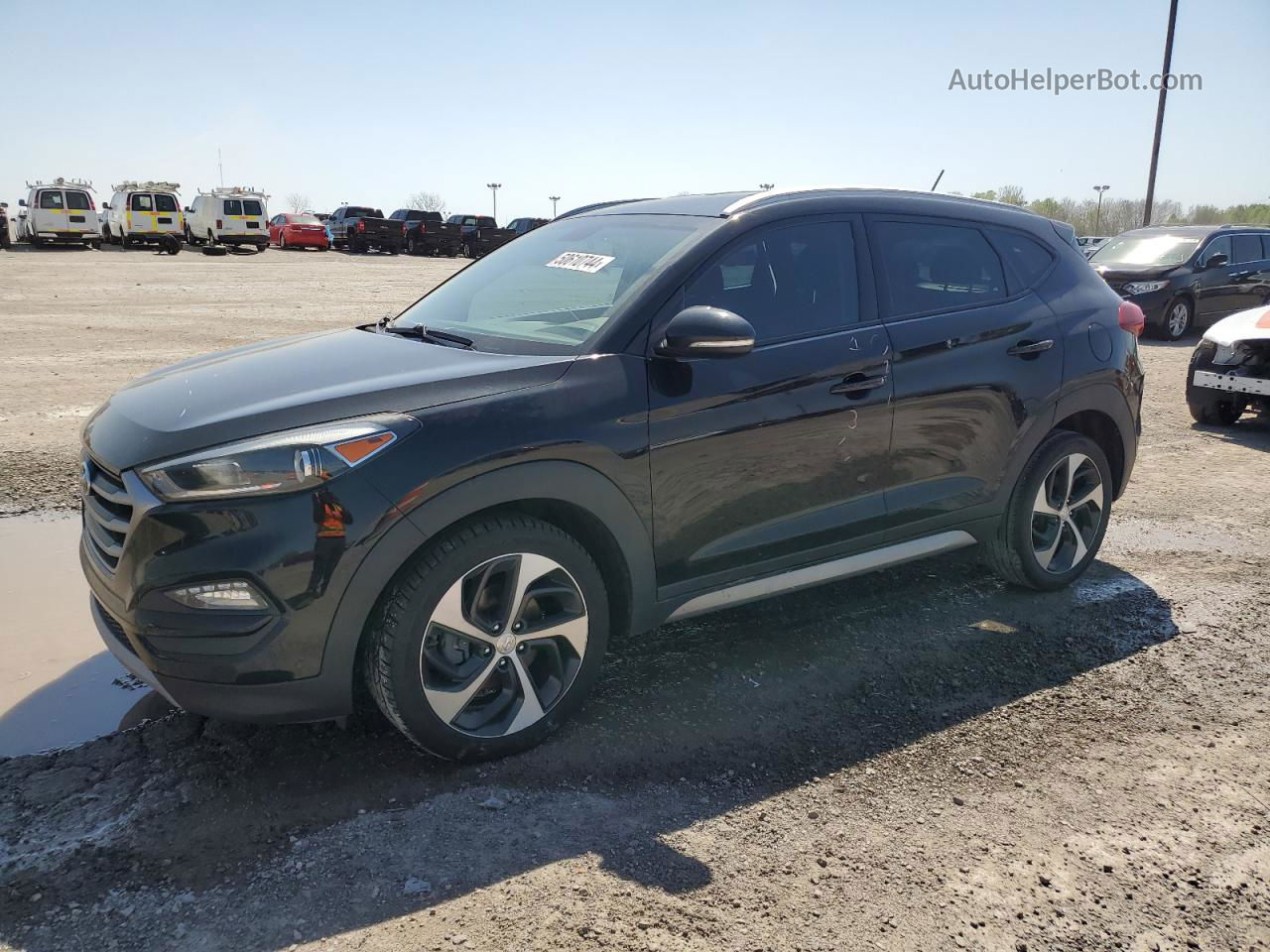 2017 Hyundai Tucson Limited Black vin: KM8J33A22HU289458