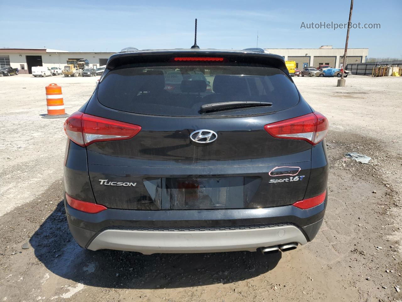 2017 Hyundai Tucson Limited Black vin: KM8J33A22HU289458