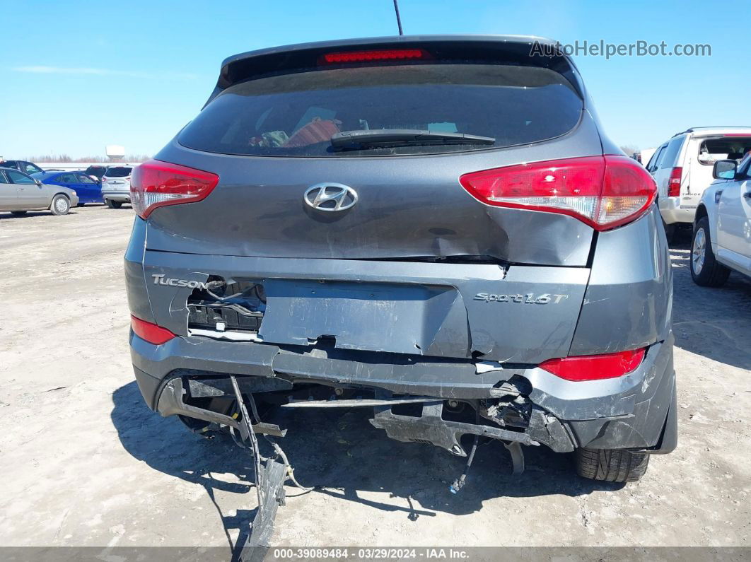 2017 Hyundai Tucson Sport Серый vin: KM8J33A22HU386286