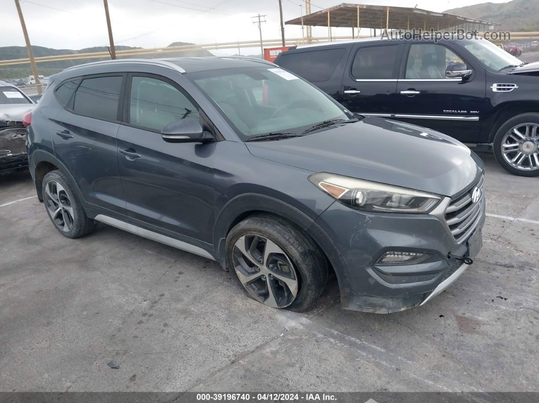 2017 Hyundai Tucson Sport Gray vin: KM8J33A22HU402311