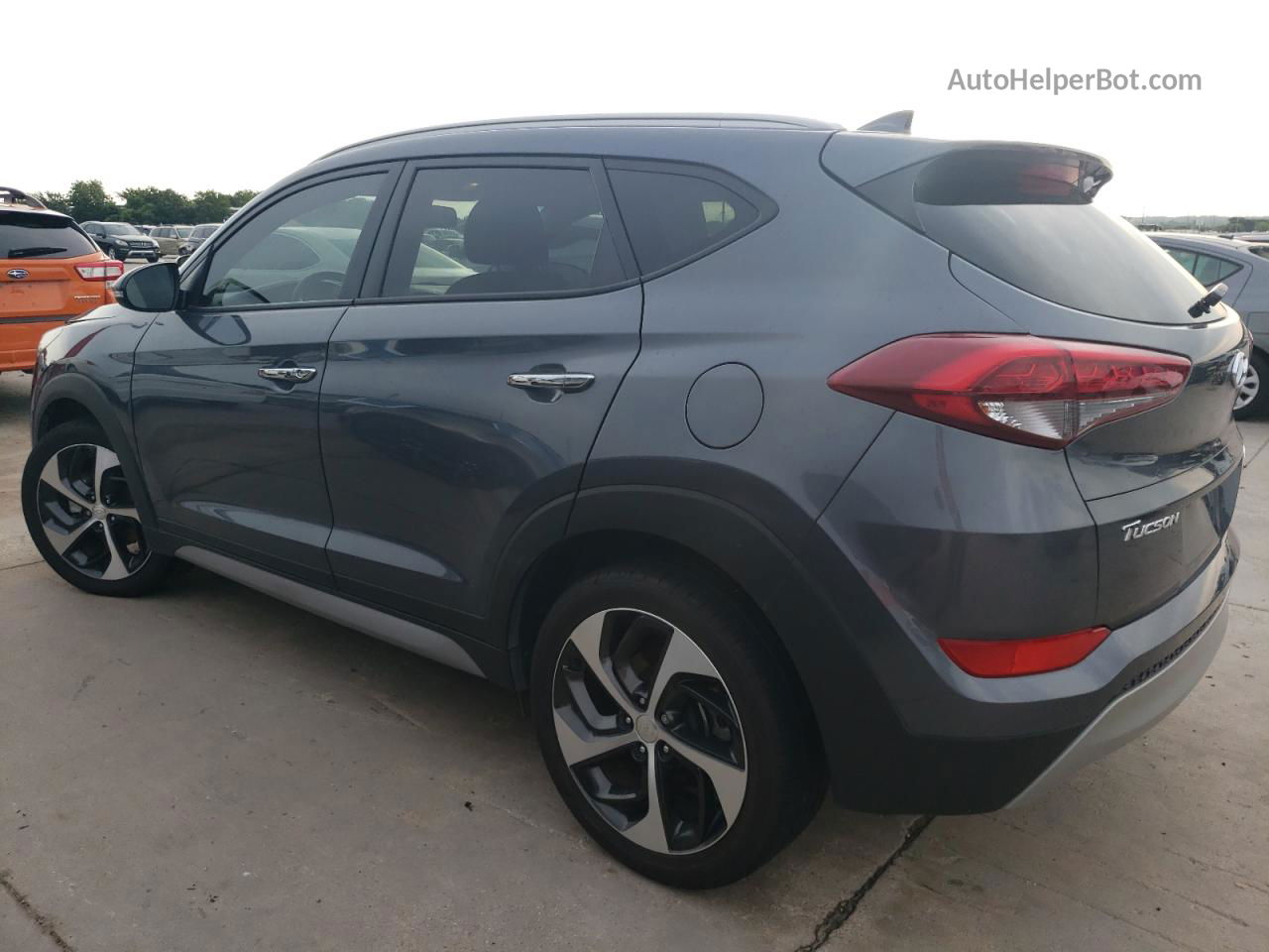 2017 Hyundai Tucson Limited Gray vin: KM8J33A22HU408223