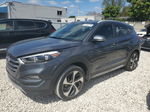 2017 Hyundai Tucson Limited Gray vin: KM8J33A22HU458572