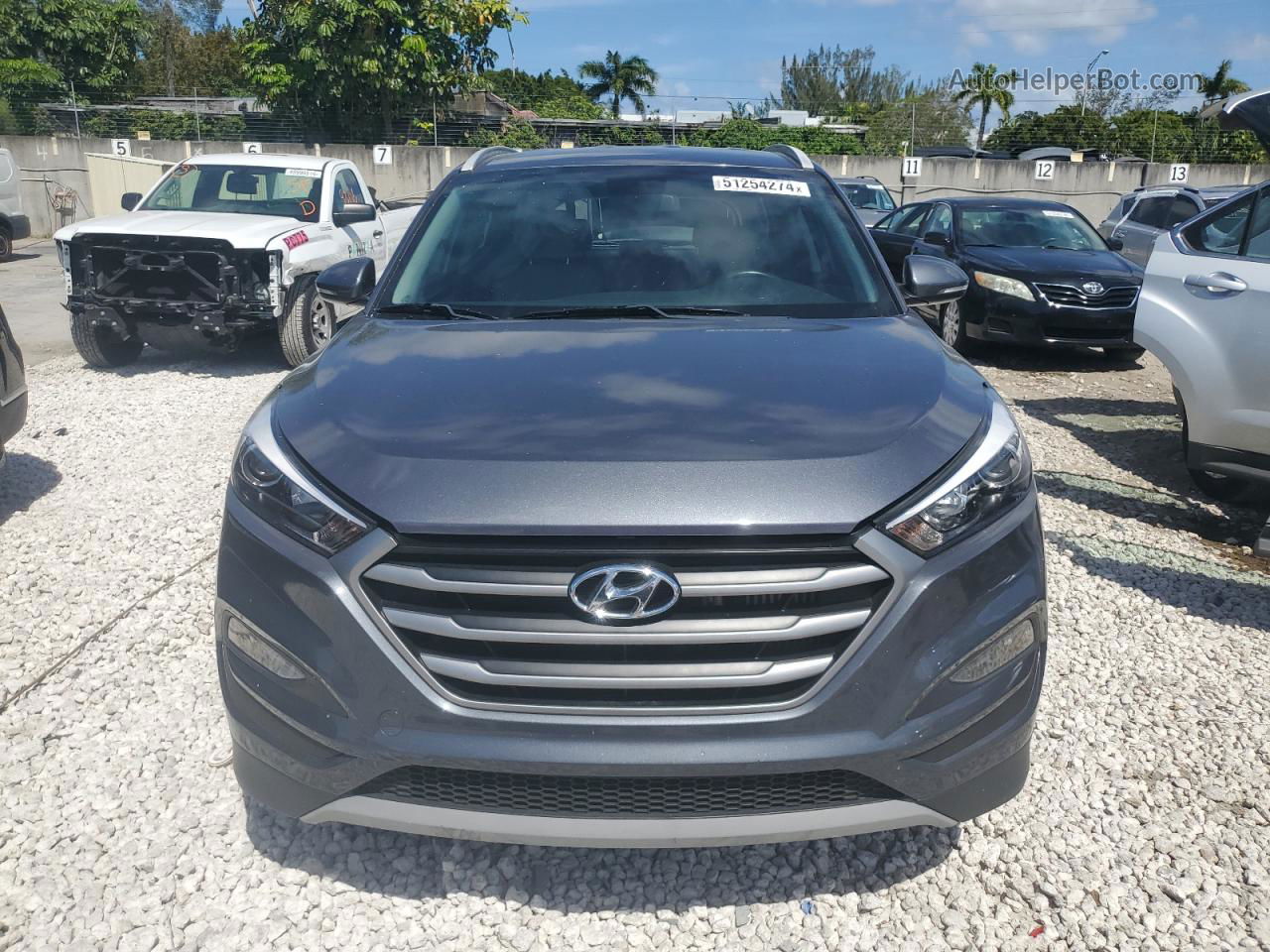 2017 Hyundai Tucson Limited Gray vin: KM8J33A22HU458572