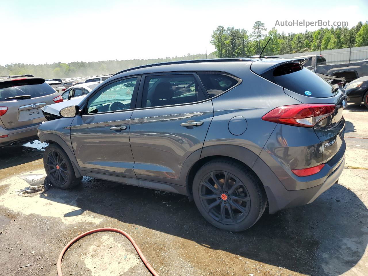 2017 Hyundai Tucson Limited Gray vin: KM8J33A22HU481981