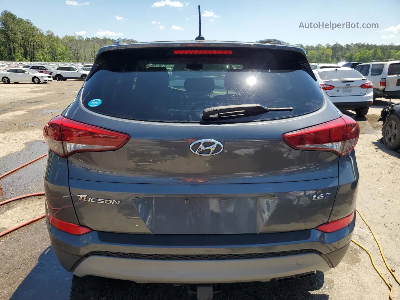 2017 Hyundai Tucson Limited Gray vin: KM8J33A22HU481981