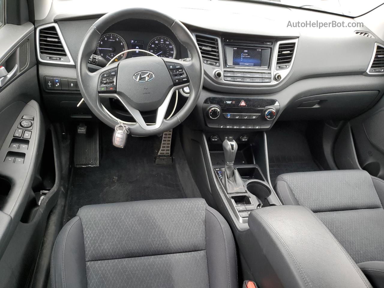 2017 Hyundai Tucson Limited Серый vin: KM8J33A22HU488851