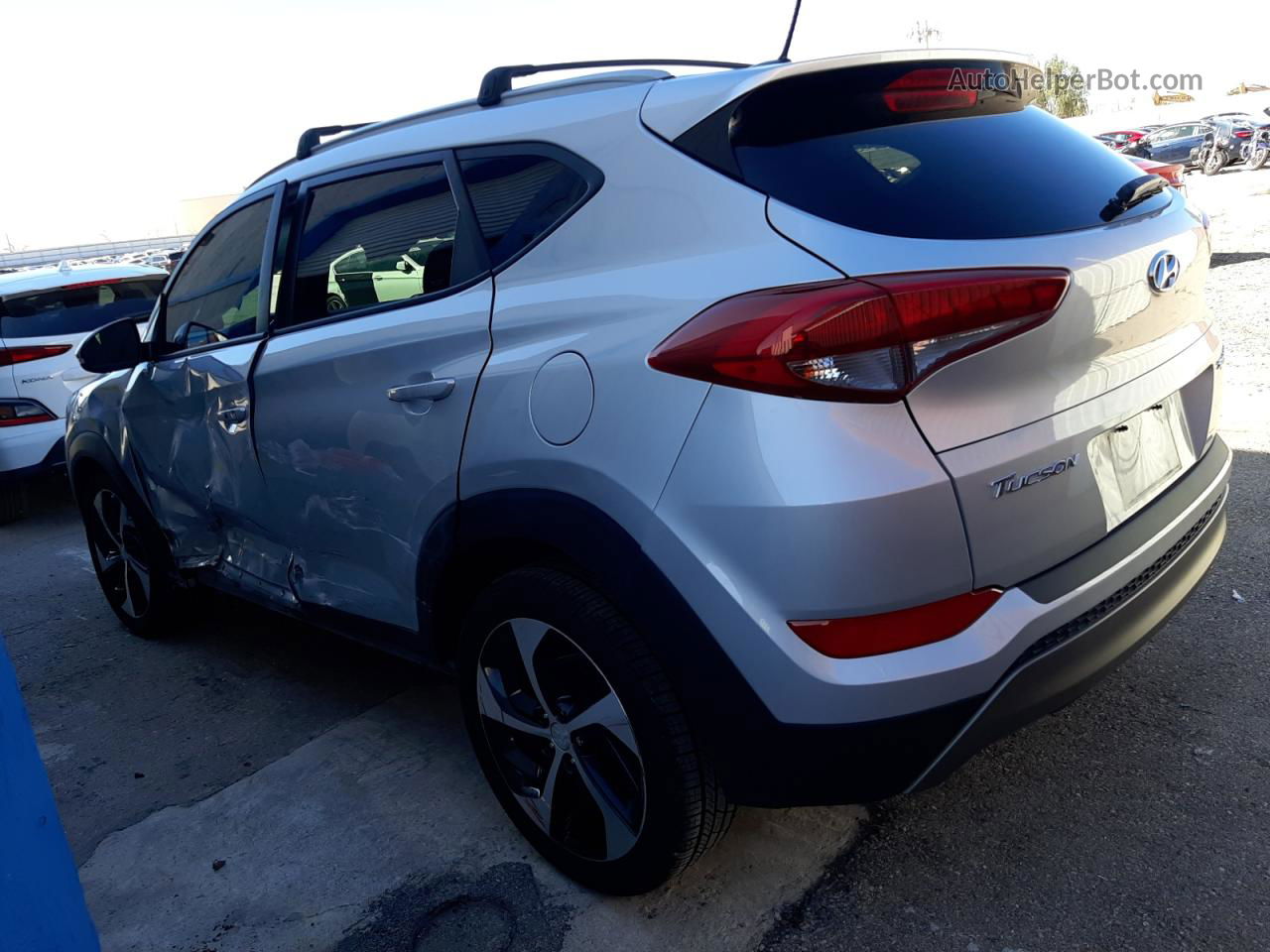 2017 Hyundai Tucson Limited Silver vin: KM8J33A22HU512680