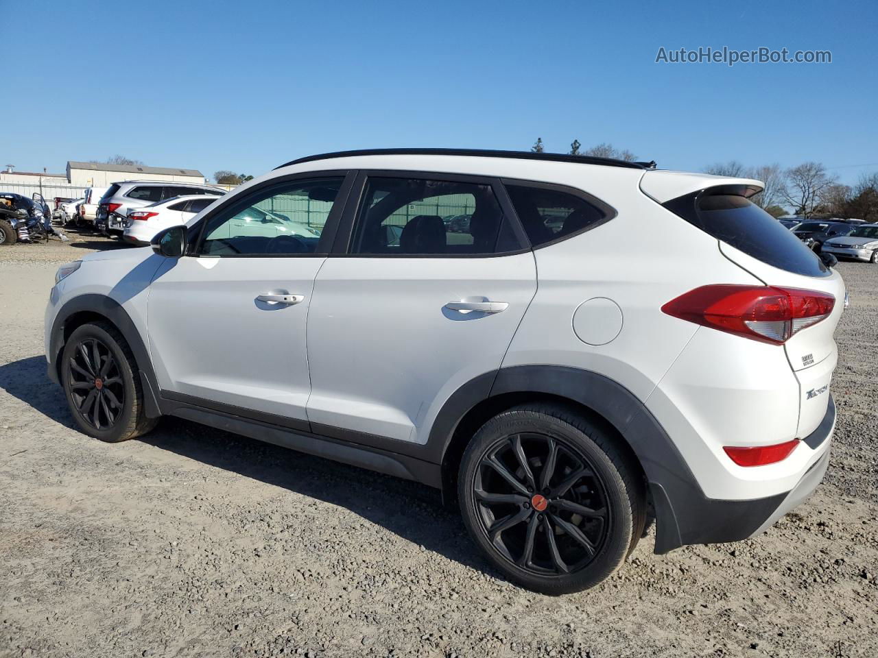 2017 Hyundai Tucson Limited White vin: KM8J33A22HU539040