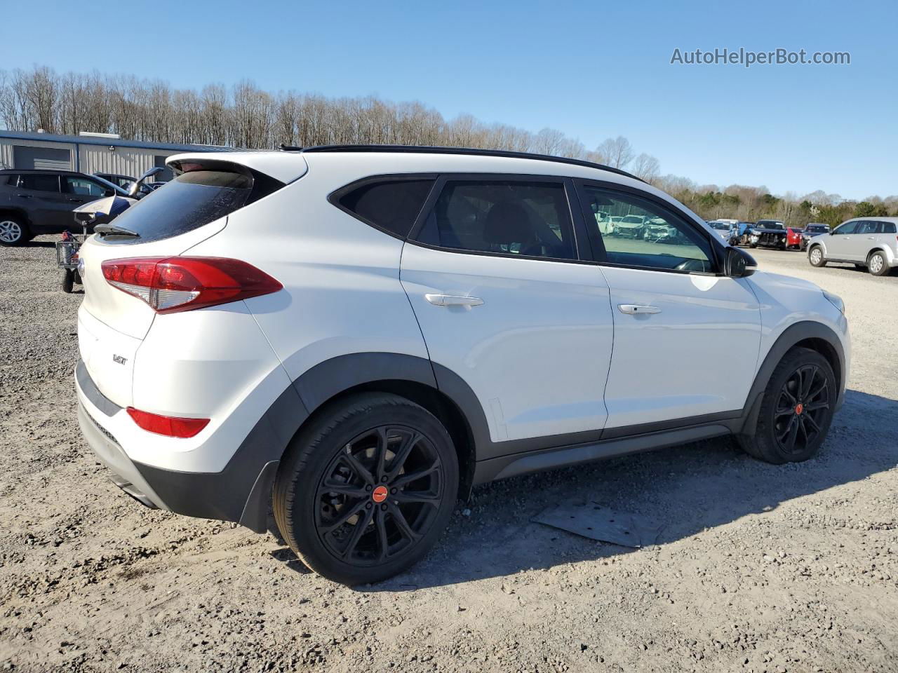 2017 Hyundai Tucson Limited Белый vin: KM8J33A22HU539040