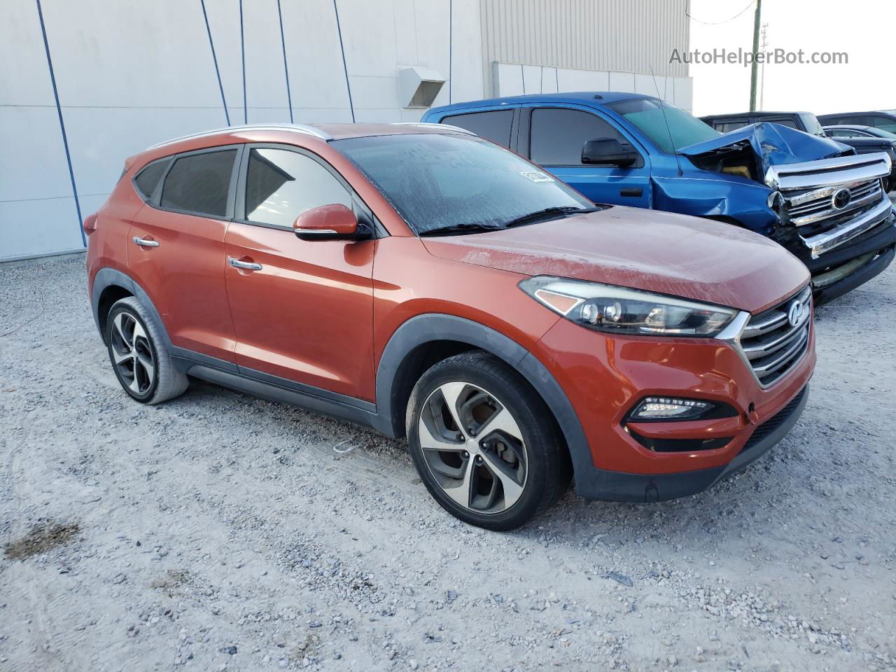 2016 Hyundai Tucson Limited Красный vin: KM8J33A23GU040522