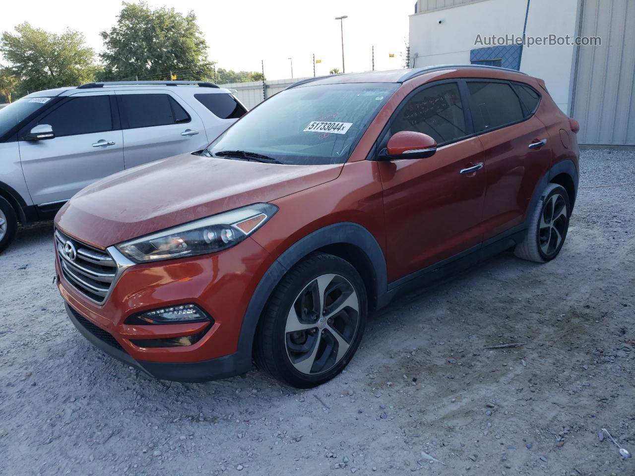 2016 Hyundai Tucson Limited Красный vin: KM8J33A23GU040522