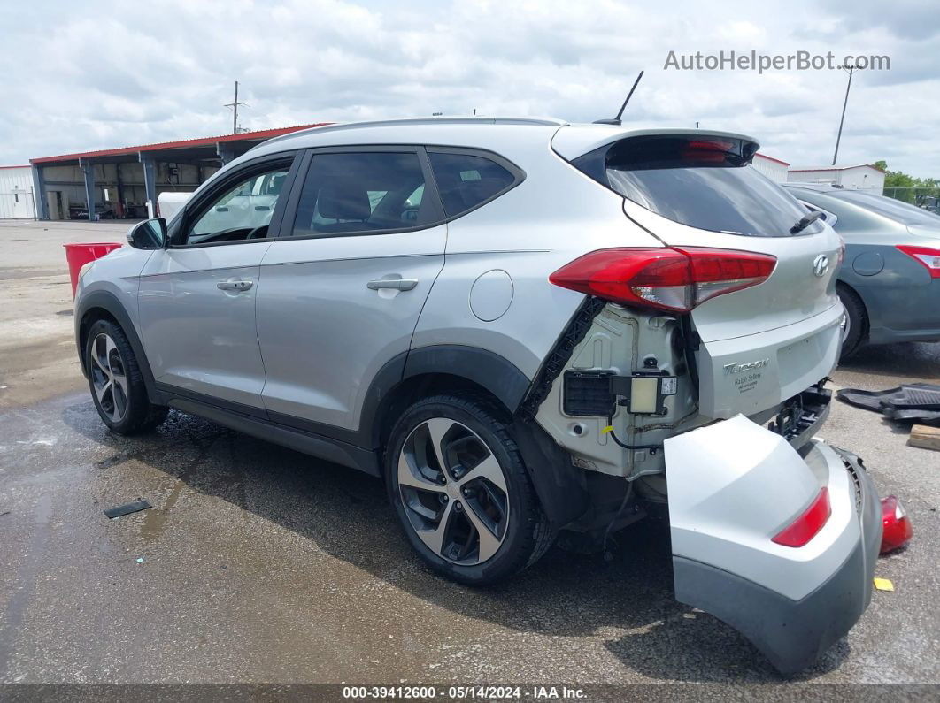 2016 Hyundai Tucson Sport Silver vin: KM8J33A23GU201211