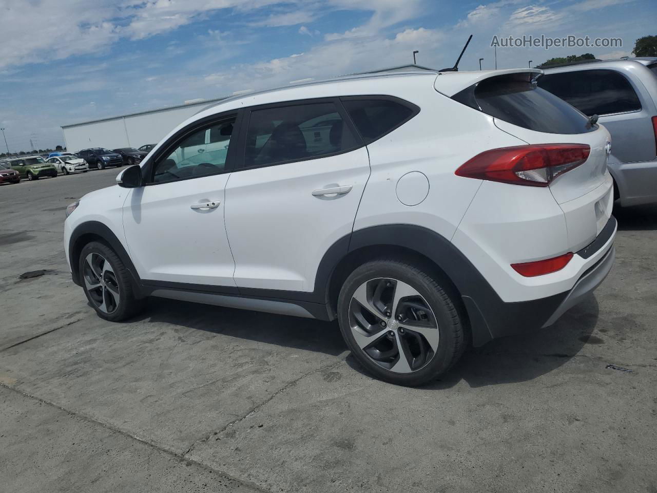 2017 Hyundai Tucson Limited White vin: KM8J33A23HU298654