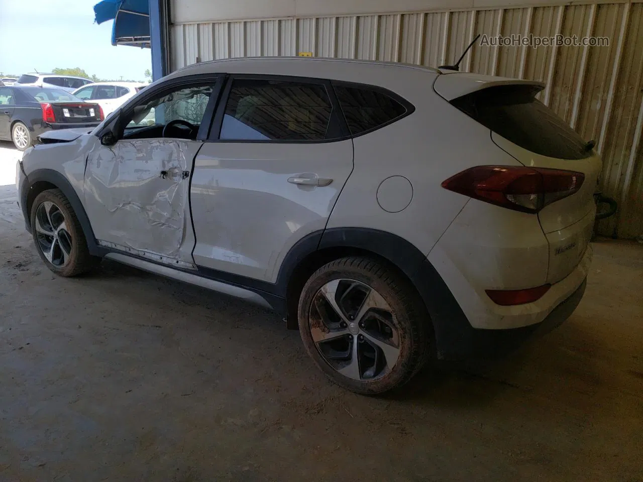 2017 Hyundai Tucson Limited White vin: KM8J33A23HU323598