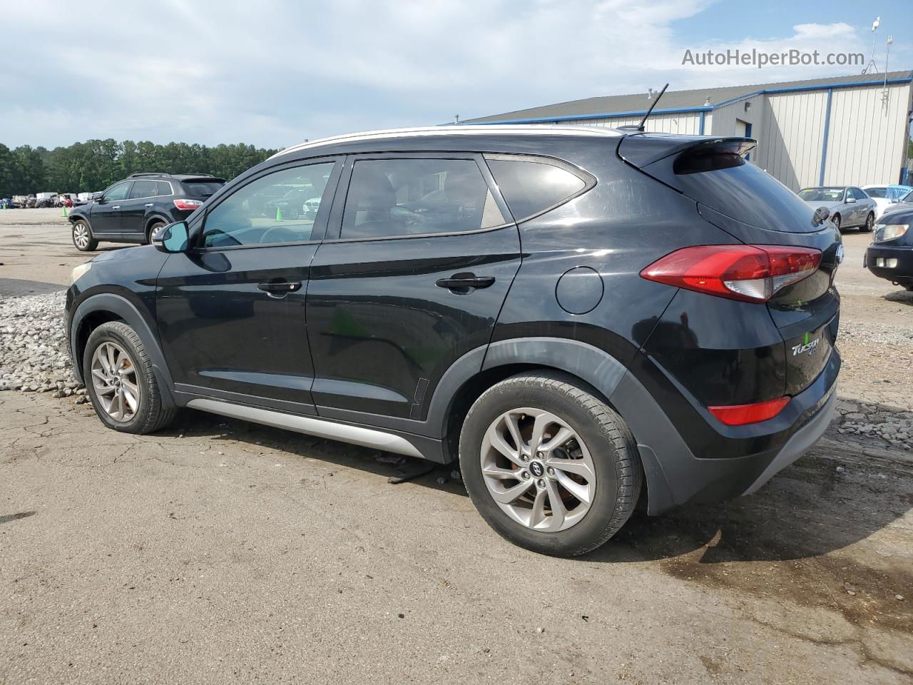 2017 Hyundai Tucson Limited Черный vin: KM8J33A23HU345844