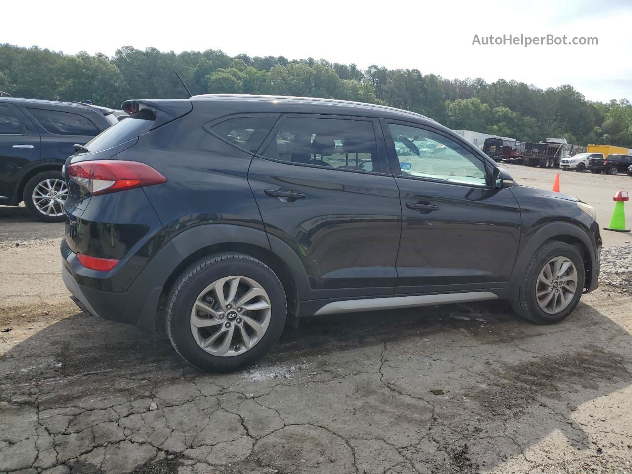 2017 Hyundai Tucson Limited Black vin: KM8J33A23HU345844