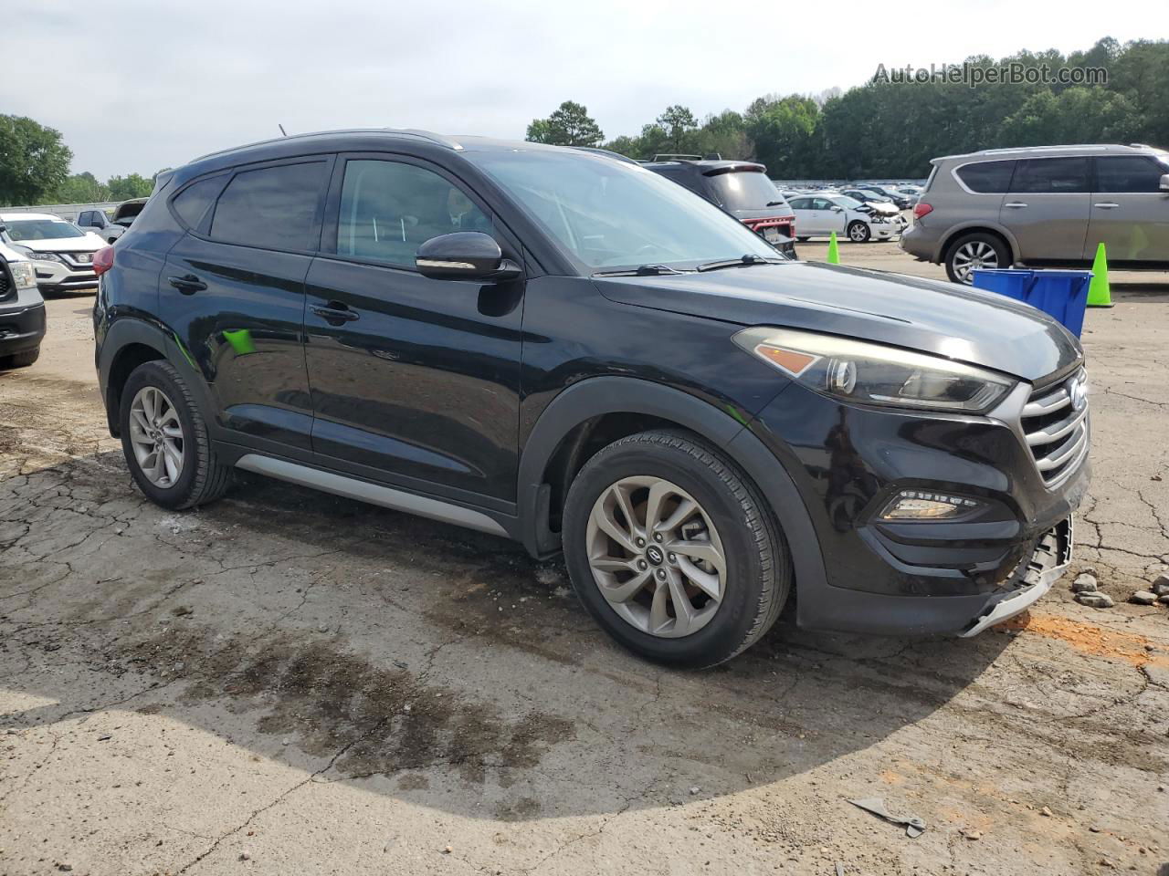 2017 Hyundai Tucson Limited Black vin: KM8J33A23HU345844