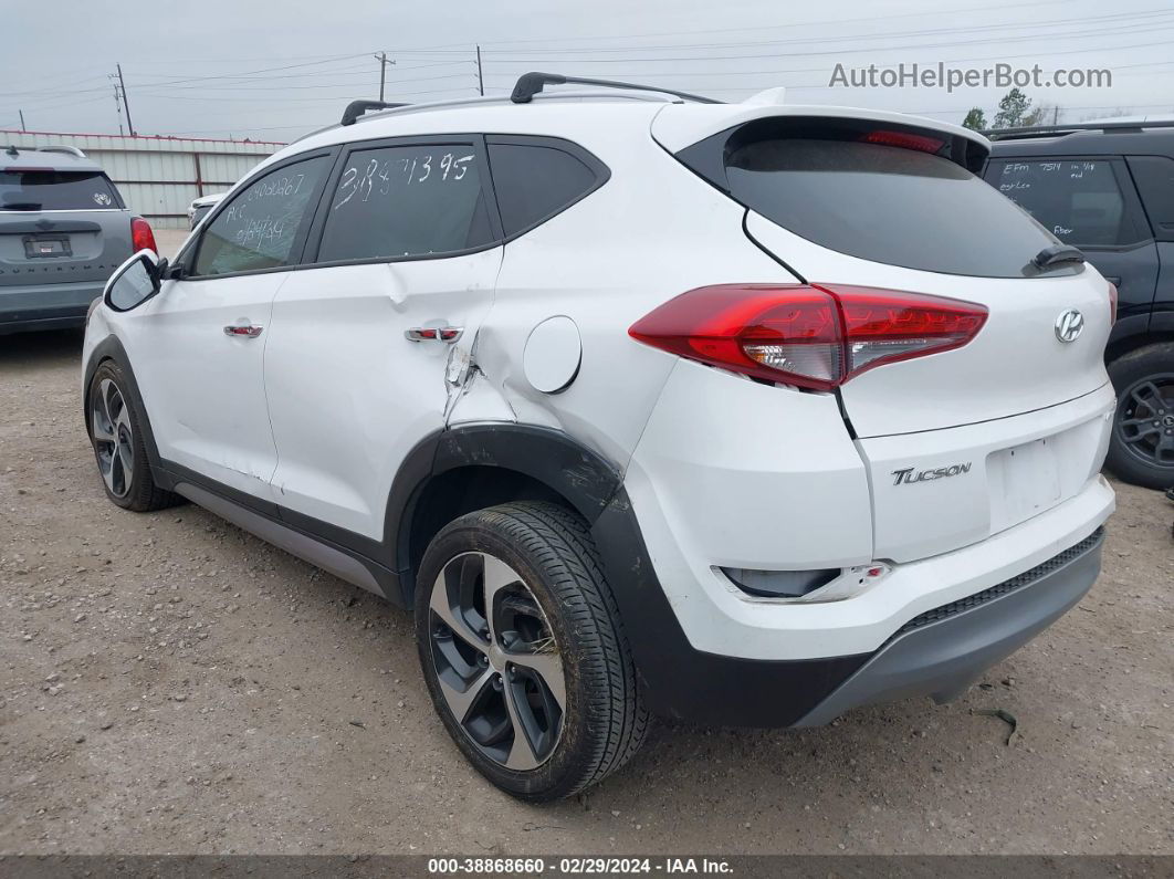 2017 Hyundai Tucson Limited Белый vin: KM8J33A23HU362238