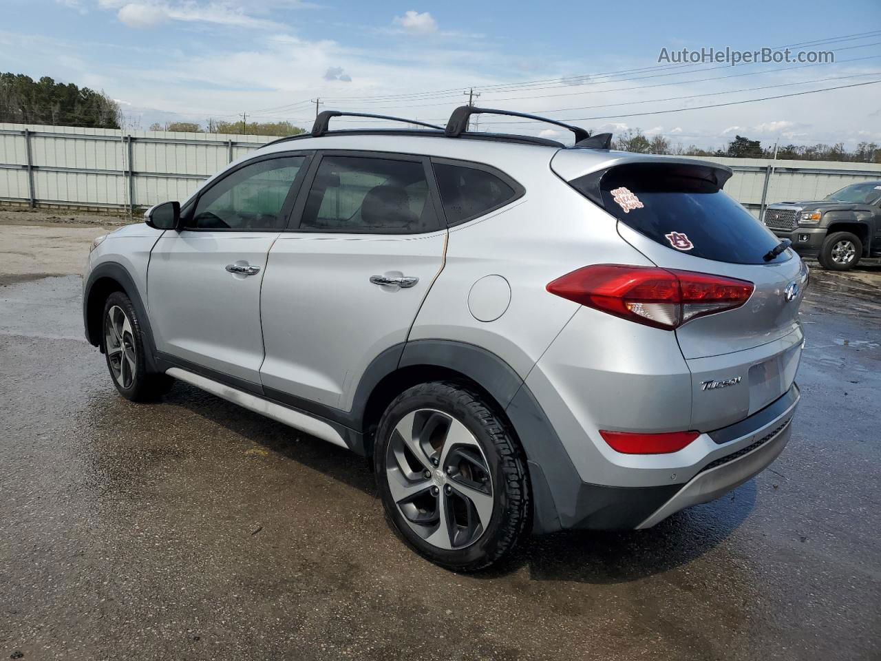 2017 Hyundai Tucson Limited Silver vin: KM8J33A23HU455986