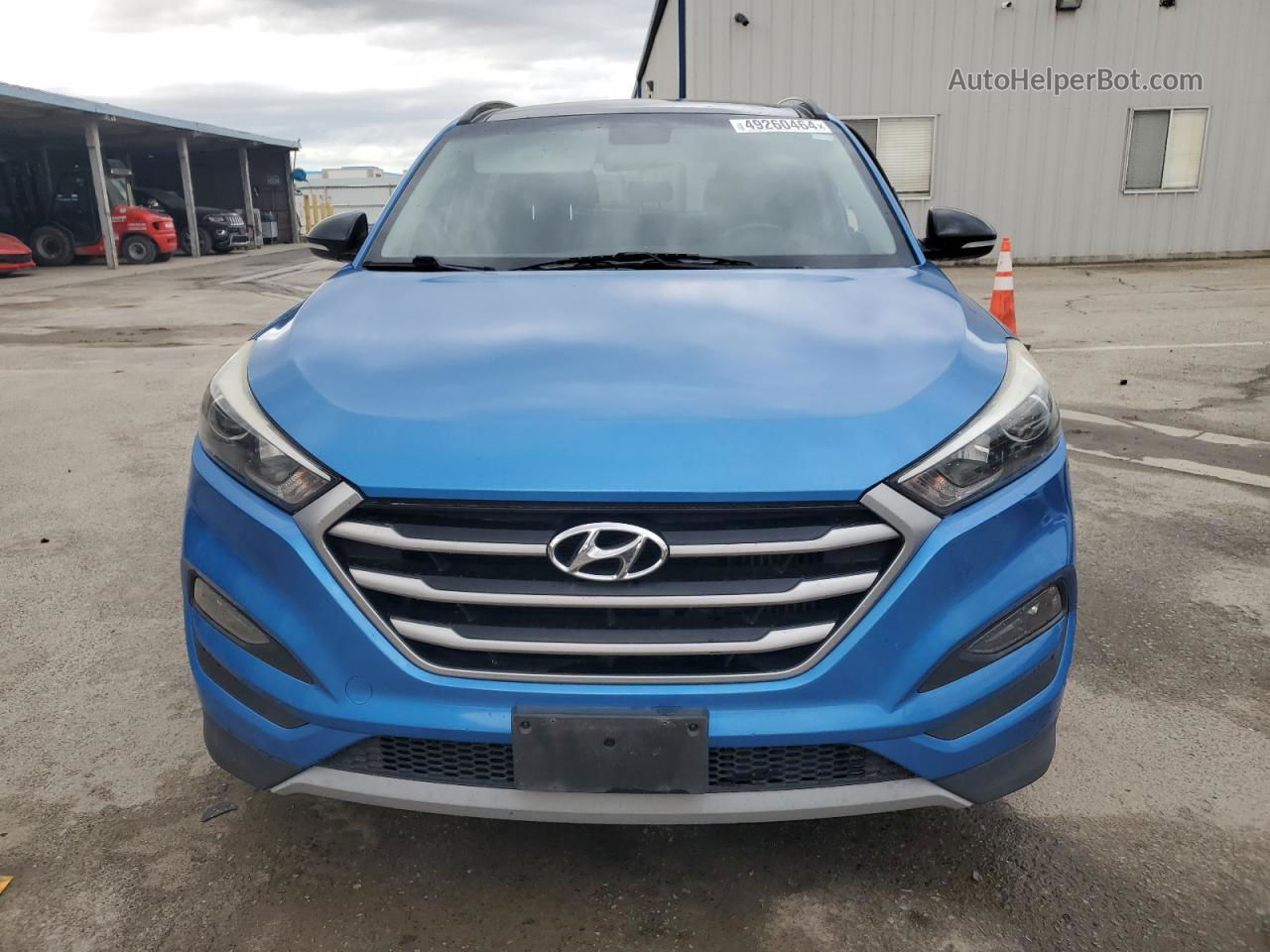 2017 Hyundai Tucson Limited Blue vin: KM8J33A23HU471623