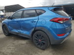 2017 Hyundai Tucson Limited Синий vin: KM8J33A23HU471623