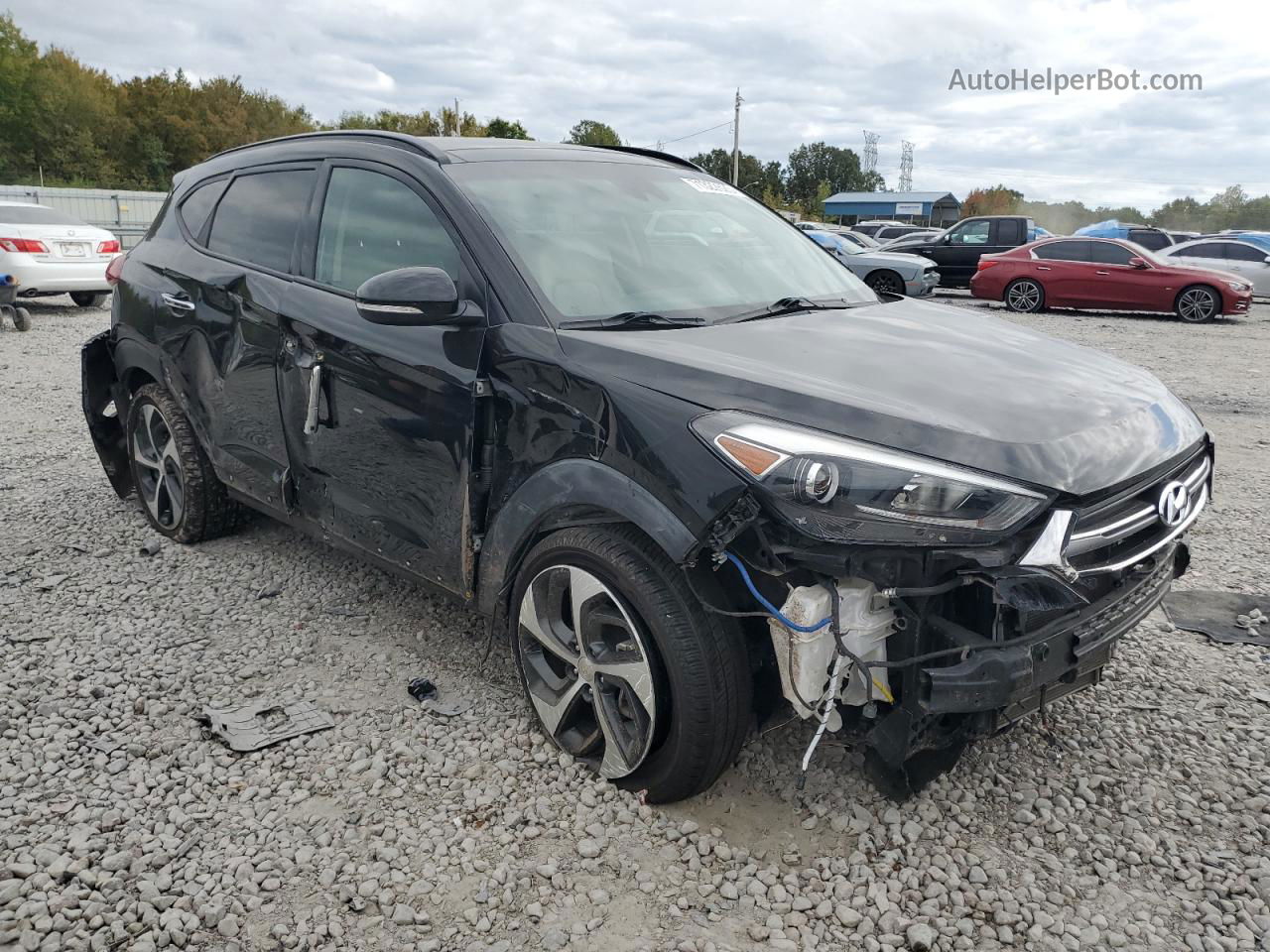 2017 Hyundai Tucson Limited Black vin: KM8J33A23HU501493