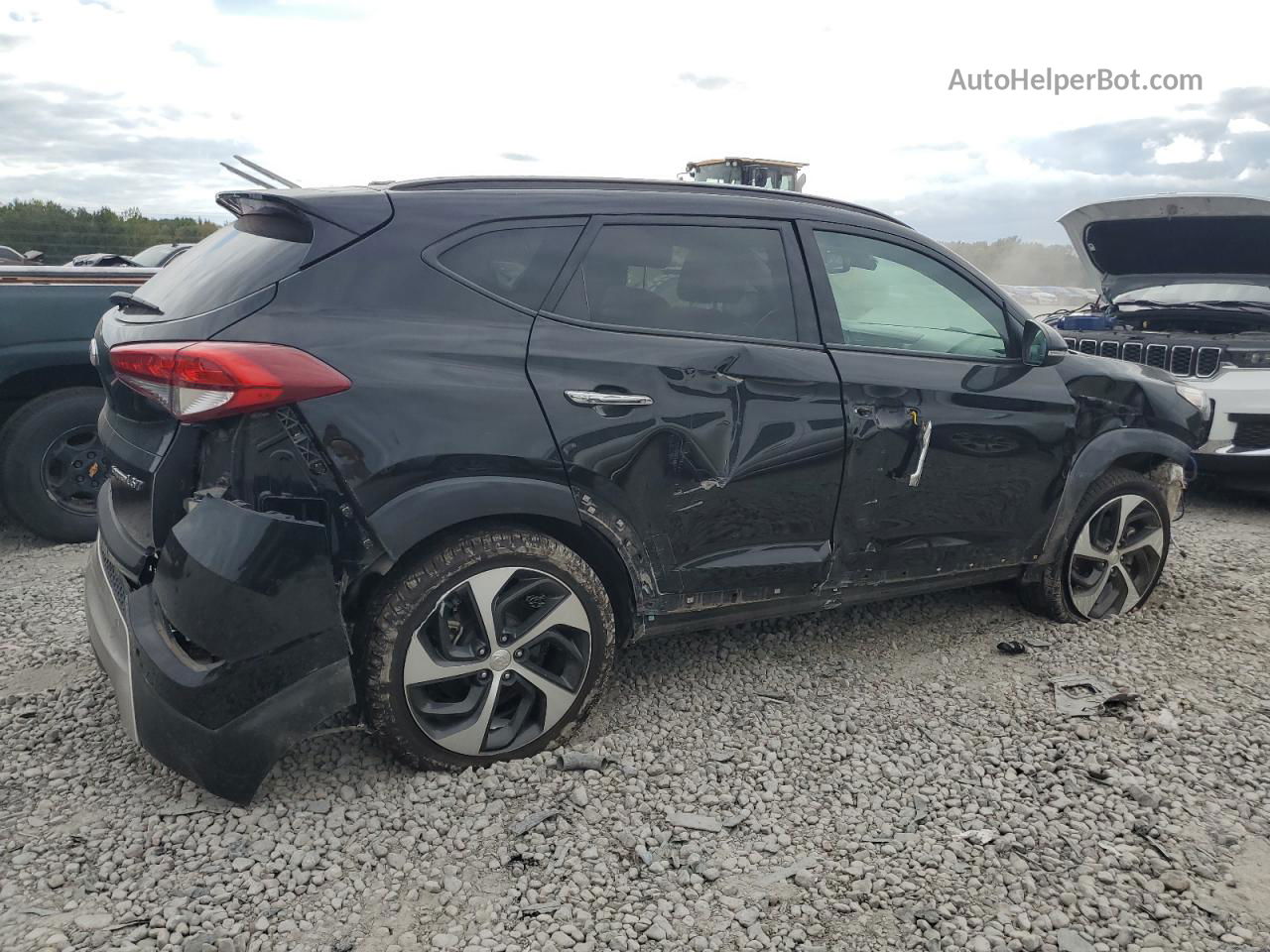 2017 Hyundai Tucson Limited Black vin: KM8J33A23HU501493