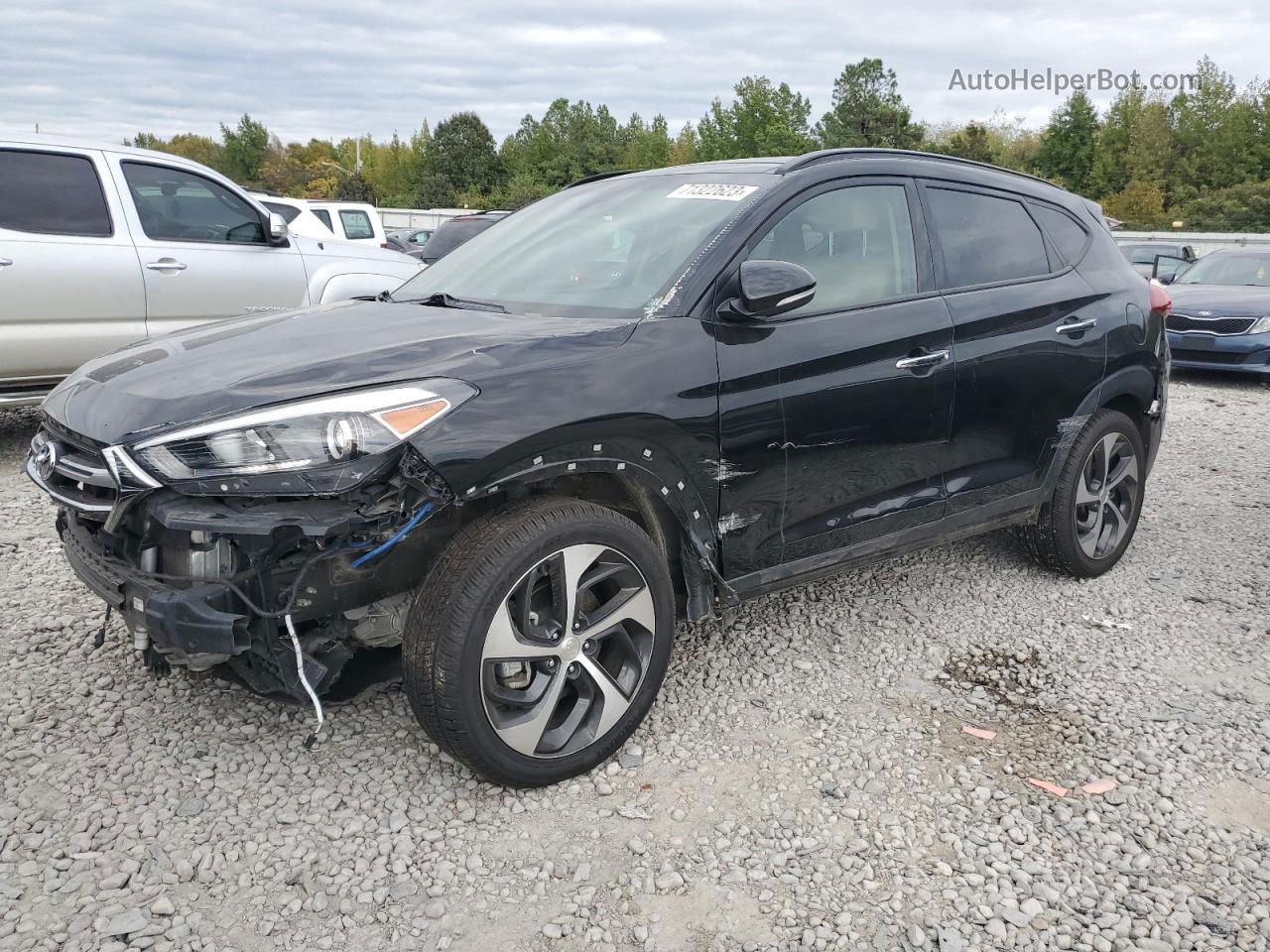 2017 Hyundai Tucson Limited Black vin: KM8J33A23HU501493